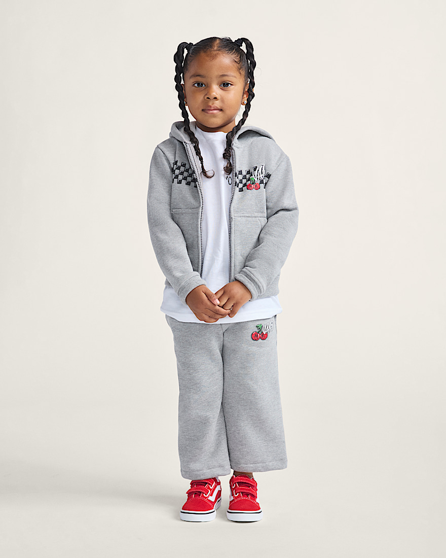 Little Kids Checker Cherries Sweatpants