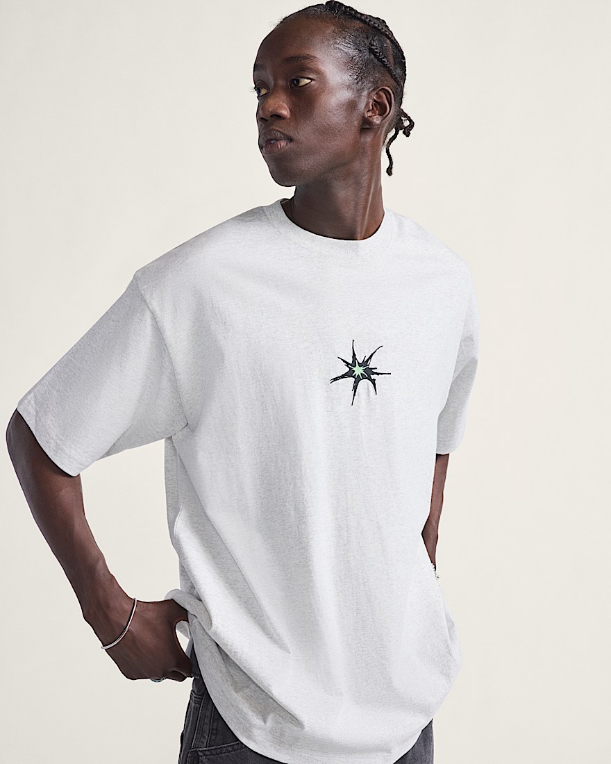 Skate Splatter TShirt VANS Ash Heather Grey ALT3