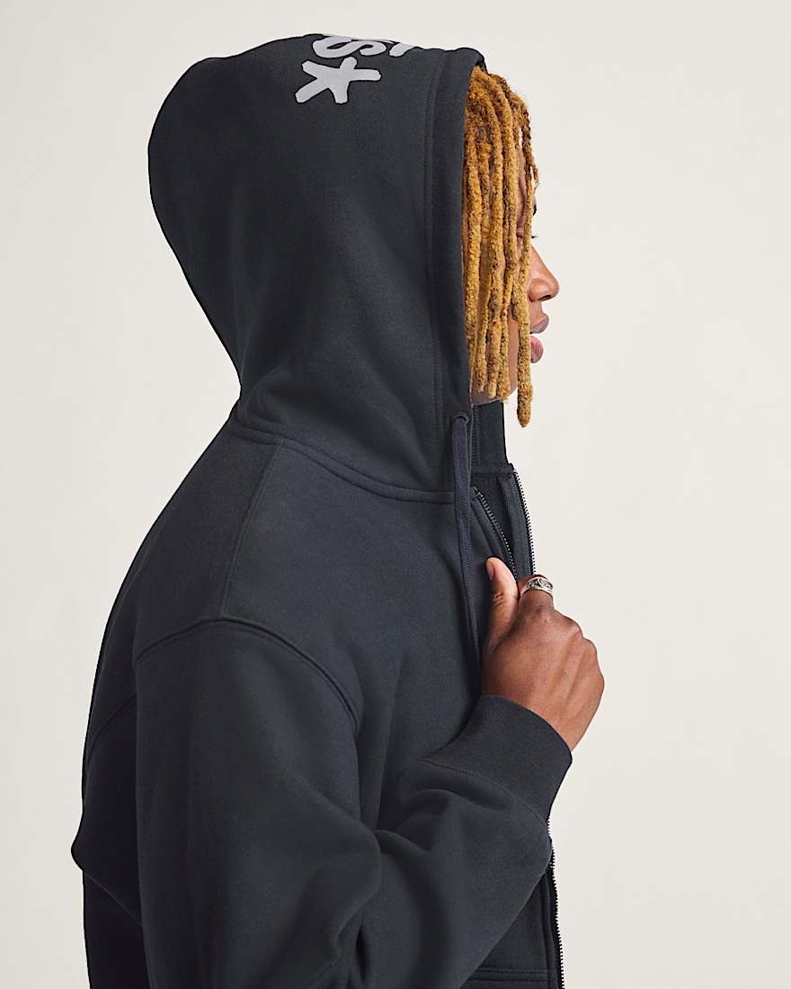 Skate Zip Hoodie by Atiba Jefferson VANS Atiba Black ALT4