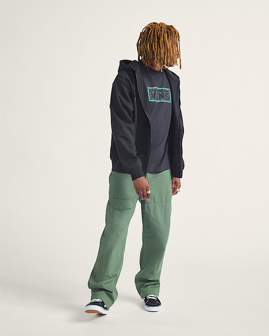 Skate Zip Hoodie by Atiba Jefferson VANS Atiba Black ALT3