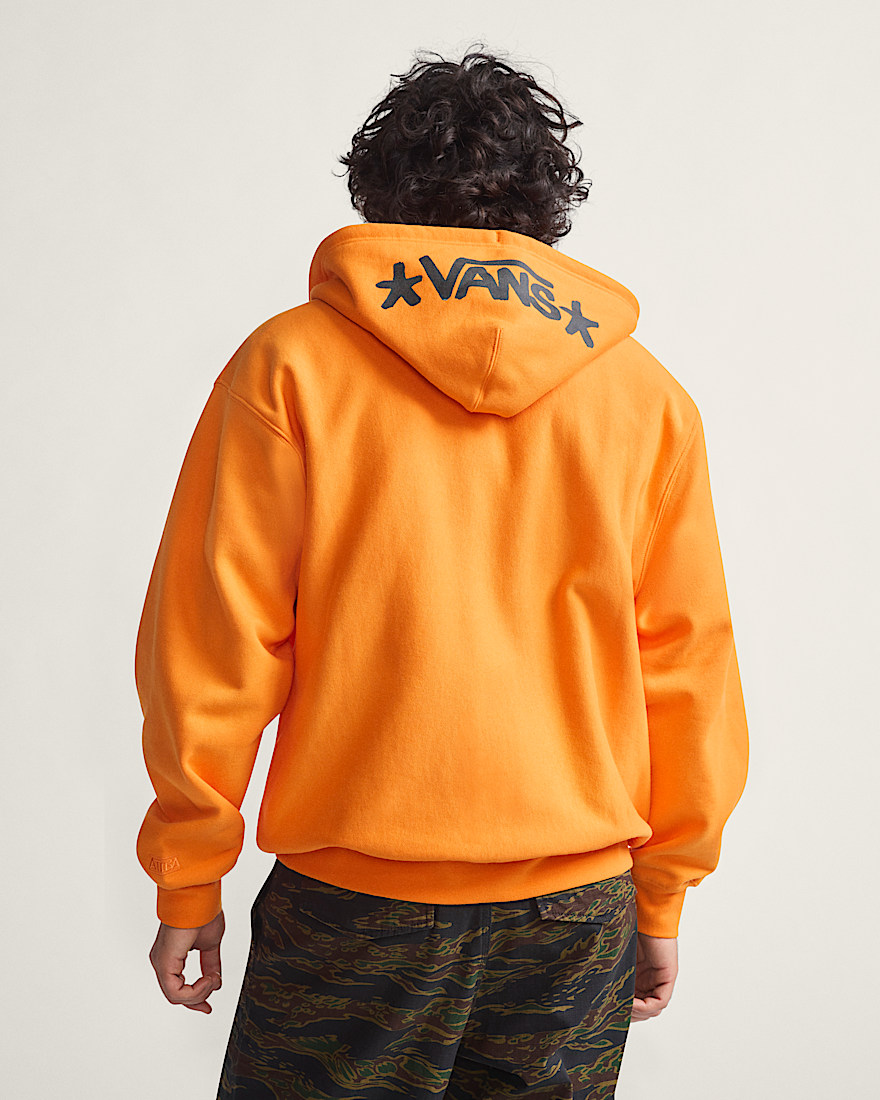 Skate Zip Hoodie by Atiba Jefferson VANS Atiba Solar Orange ALT2