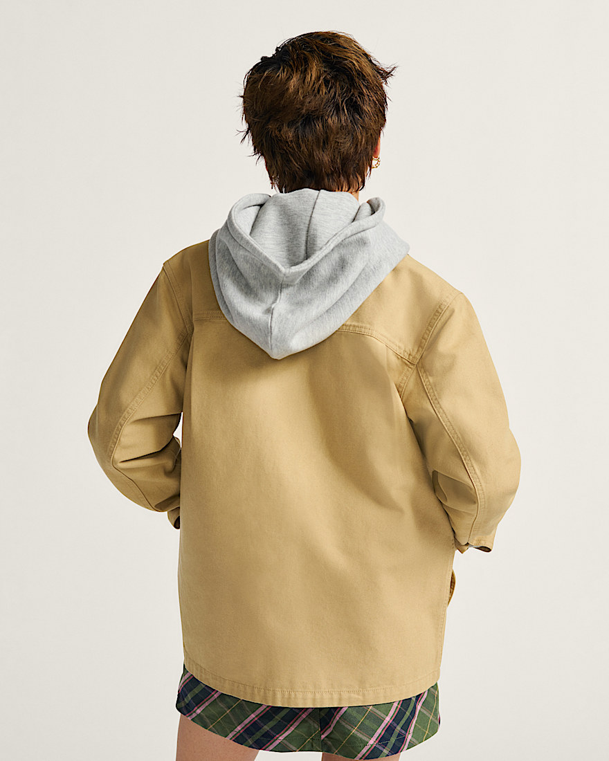 Drill Chore Coat VANS Tan Brown ALT2