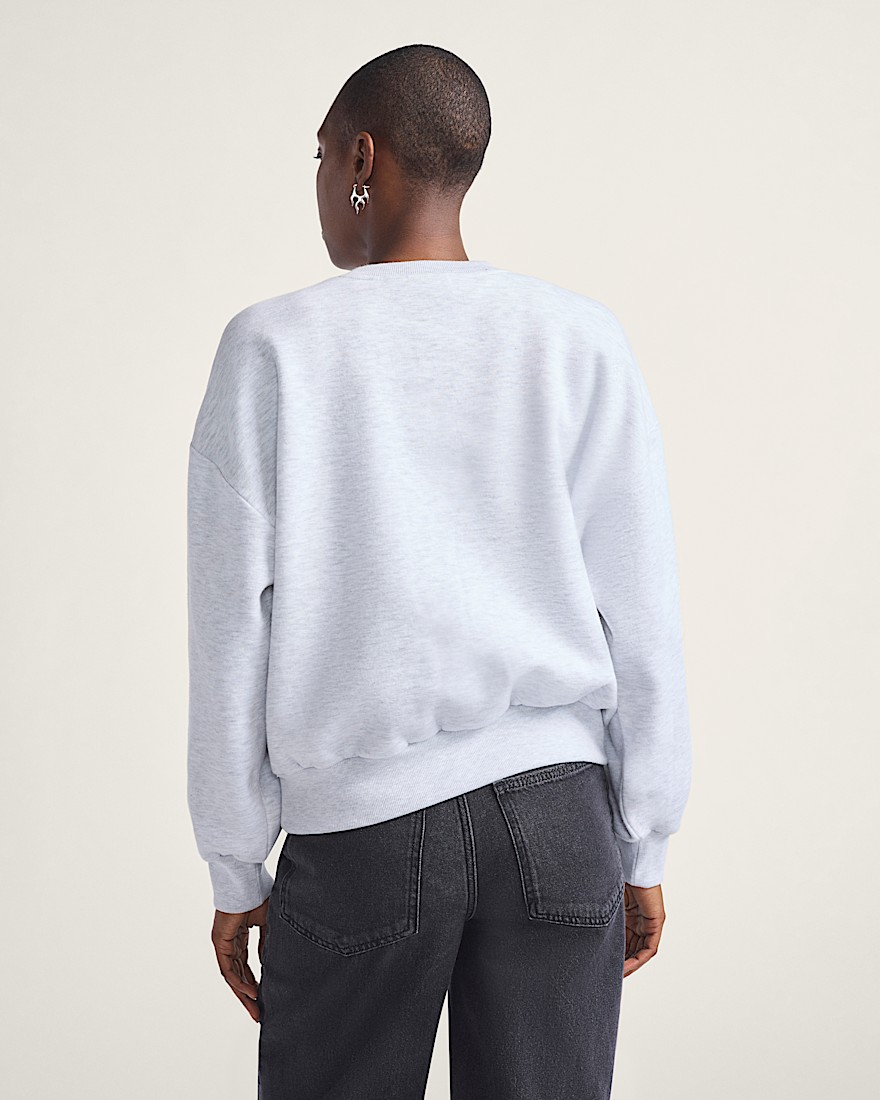 Have To Dream Retro Crew Sweatshirt VANS Heather White ALT2