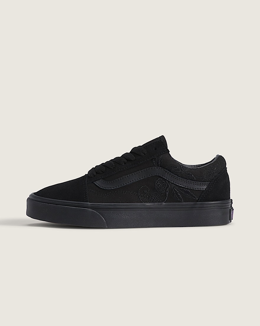 Old Skool Halloween Shoe VANS In The Shadows Black HERO