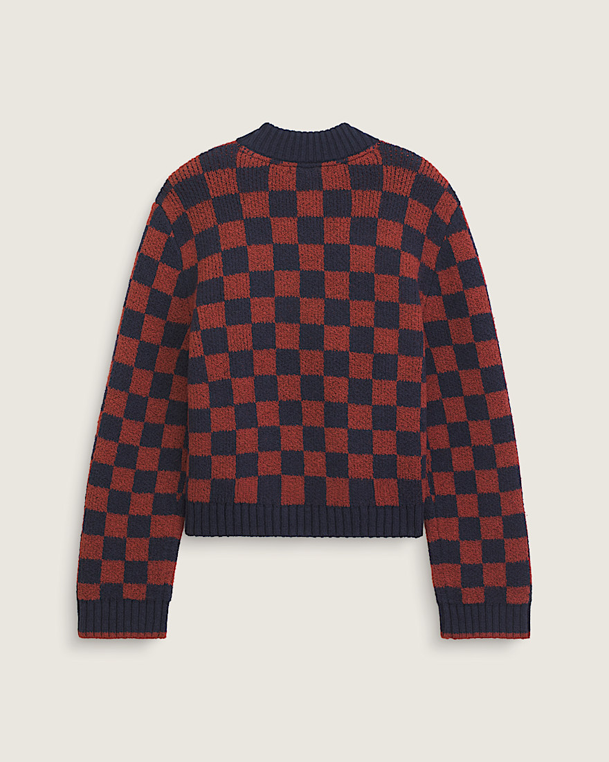 Cameron Sweater VANS Checkerboard Blue  Red ALT1