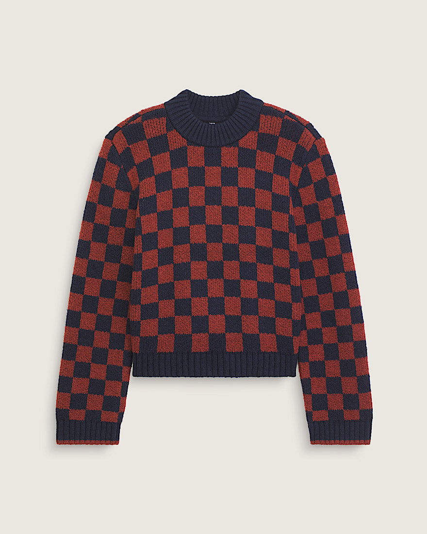 Cameron Sweater VANS Checkerboard Blue  Red HERO