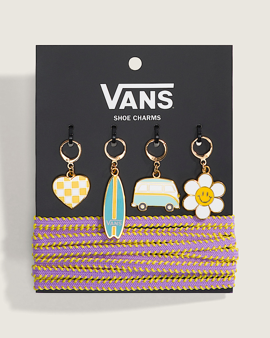 Vans Retro California Shoe Charm Set VANS Yellow HERO
