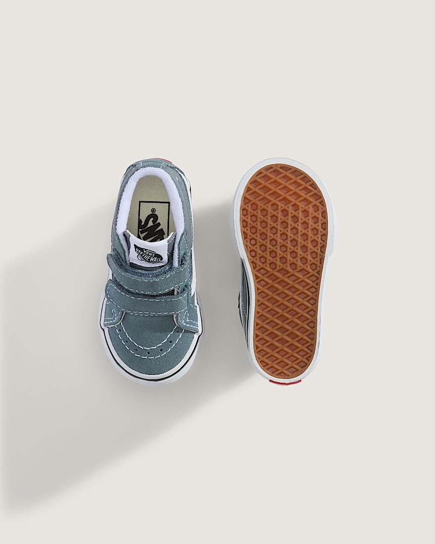 Toddler SK8Mid V Shoe VANS Stormy Weather Blue ALT2