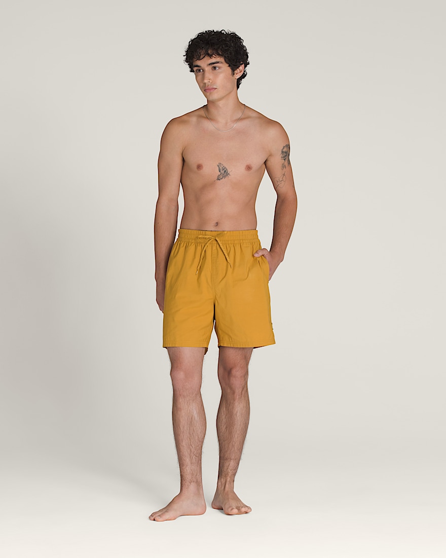 Primary Solid Elastic 17 Boardshorts VANS Harvest Gold Yellow ALT1