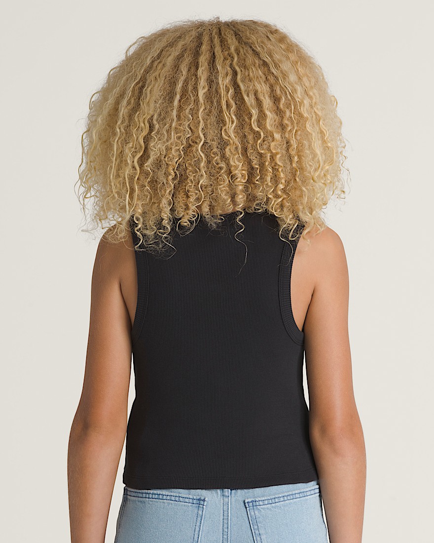 Kids Drew Rib Tank Top VANS Black ALT1