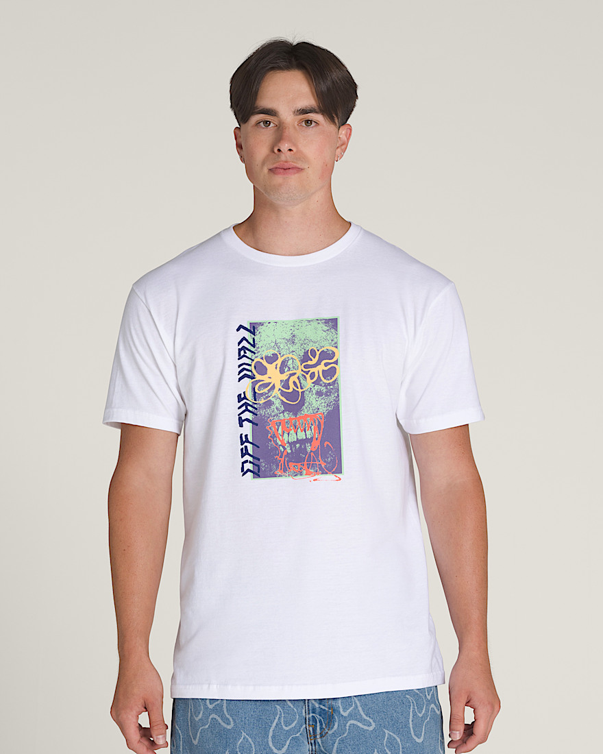 Spray Layer TShirt VANS White HERO