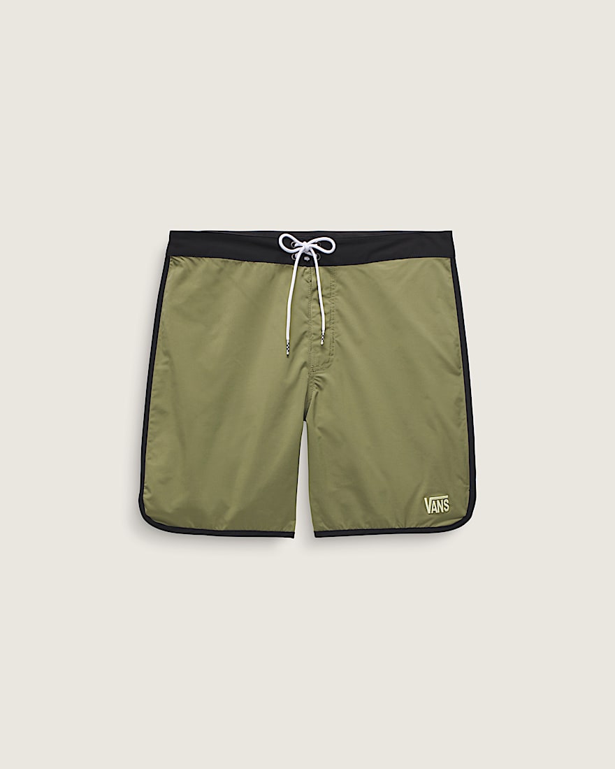 Everride Scalloped 18 Boardshorts VANS Loden Green  Black ALT4