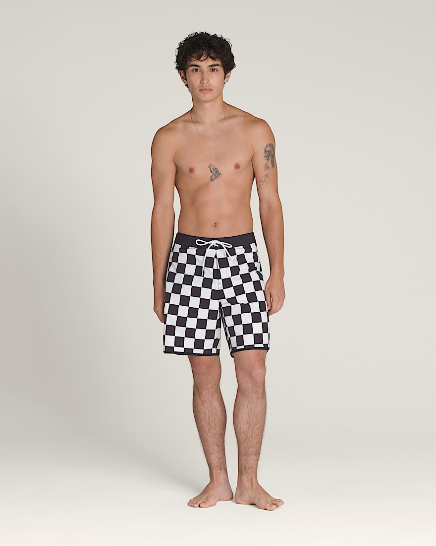 Everride Scalloped 18 Boardshorts VANS Black  White ALT1