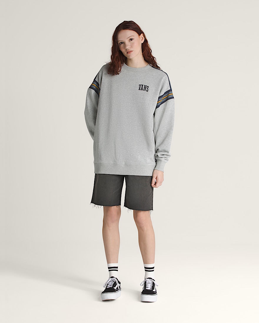 Stadium Crew Sweatshirt VANS Heather Grey ALT2