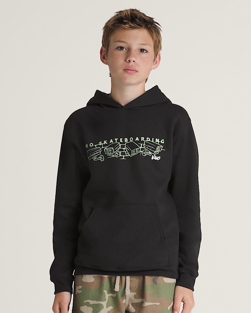 Kids Night Watchers Pullover Hoodie VANS Black HERO