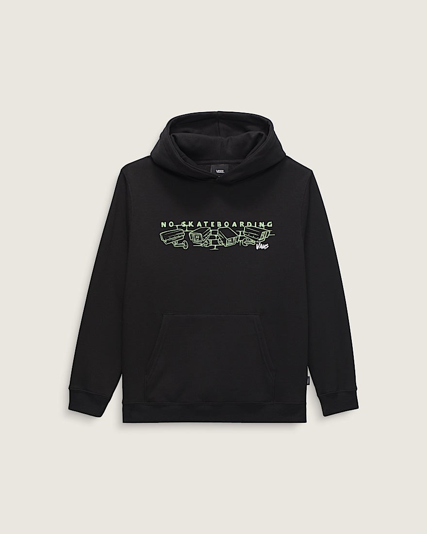 Kids Night Watchers Pullover Hoodie VANS Black ALT4