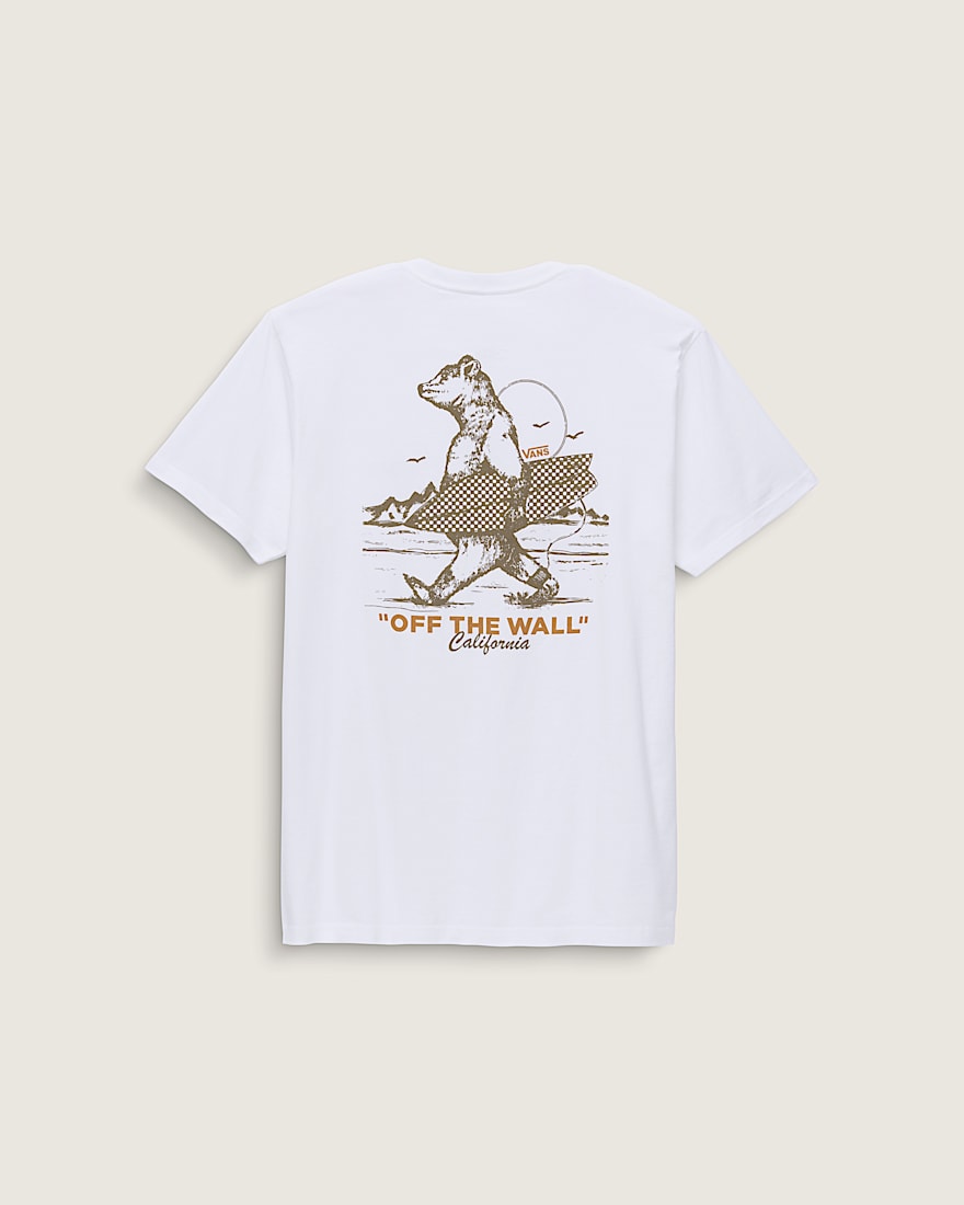 California Bear Stroll TShirt VANS White HERO