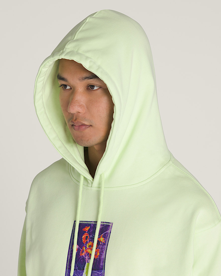 Floral Decor Pullover Hoodie