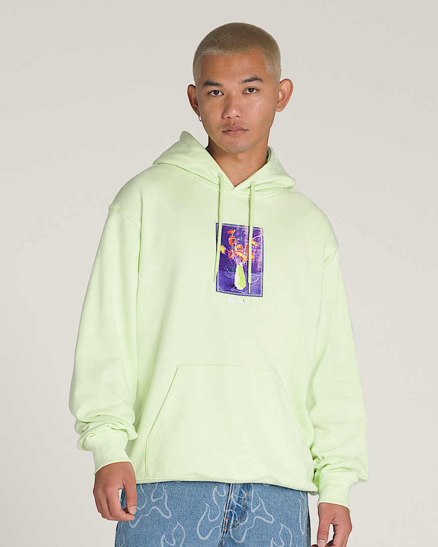 Floral Decor Pullover Hoodie