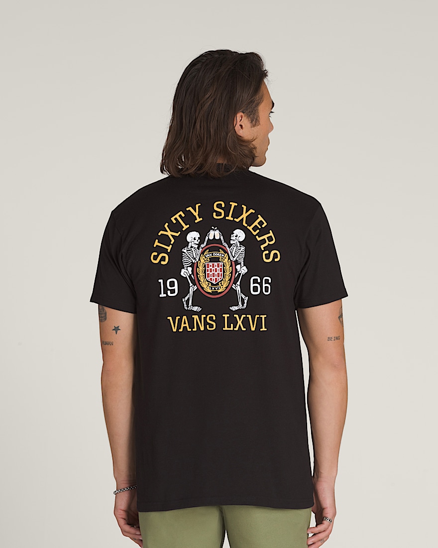Frat LXVI Skull TShirt VANS Black HERO