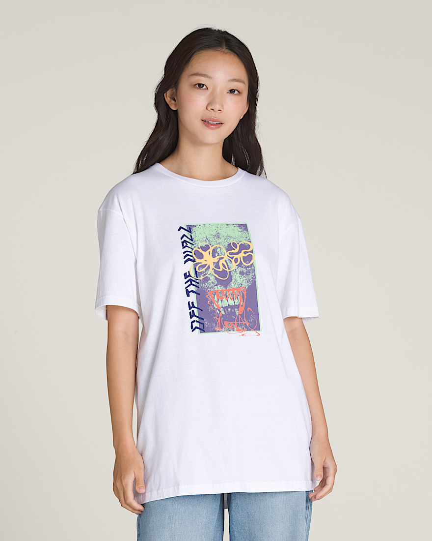 Spray Layer TShirt VANS White ALT1