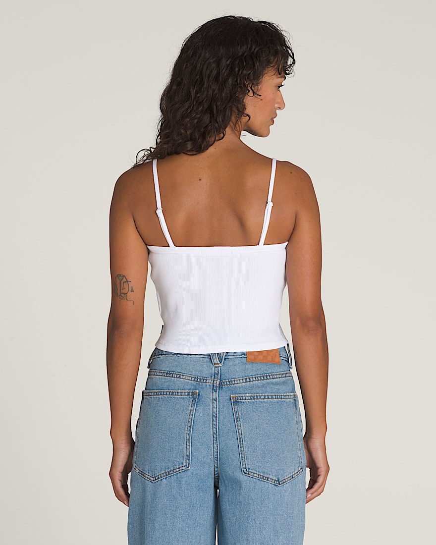 Drew Rib Tube Top VANS White ALT1