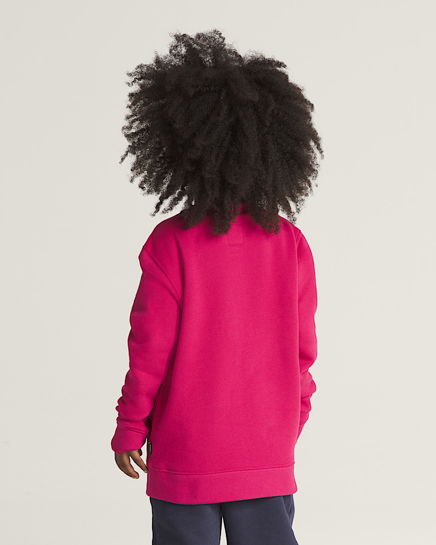 Little Kids Stuck On You Crew Sweatshirt VANS Cherries Jubilee Pink ALT1