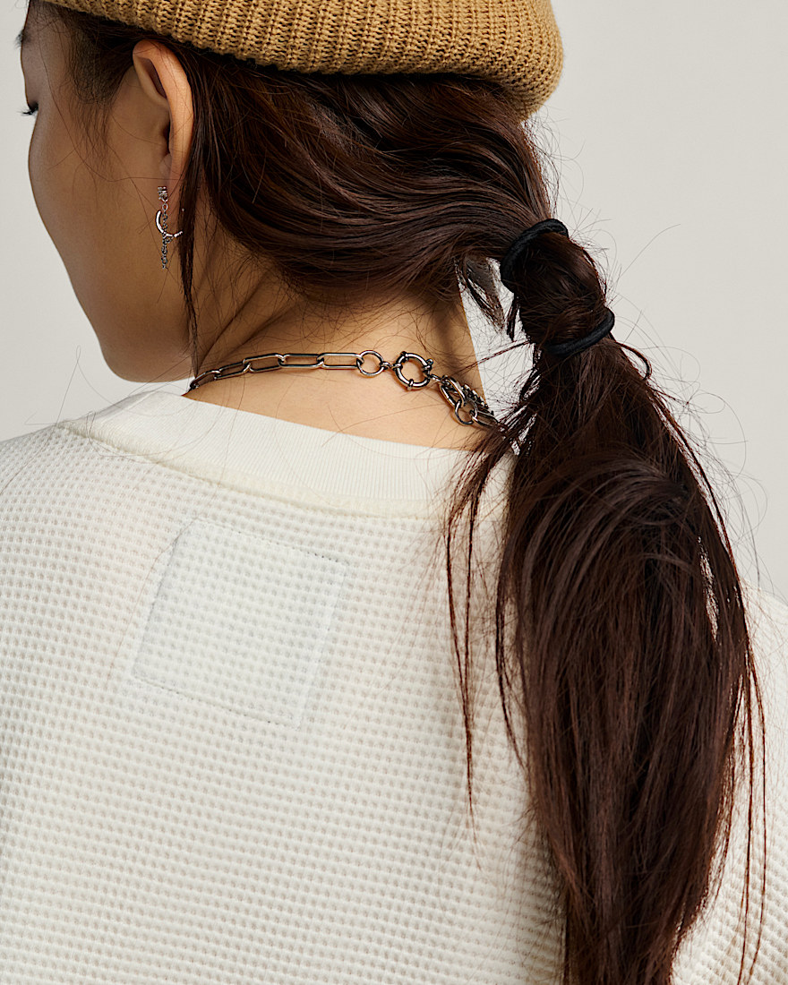 Navigate Long Sleeve Thermal Shirt VANS Egret White ALT4