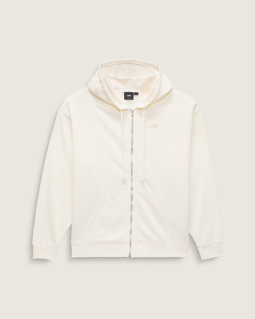 Everyday Zip Hoodie VANS Lemon Icing Cream White FLATLAY