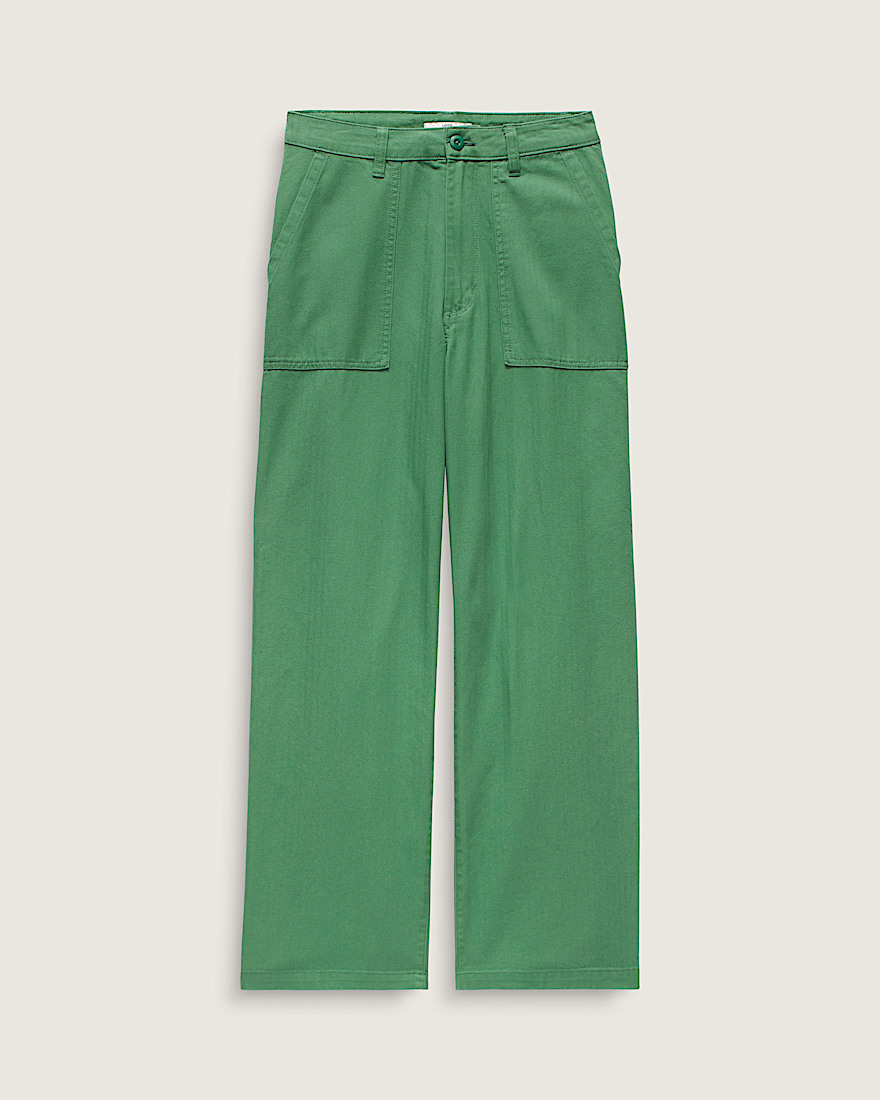 Union Relaxed Carpenter Pants VANS Fairway Green FLATLAY