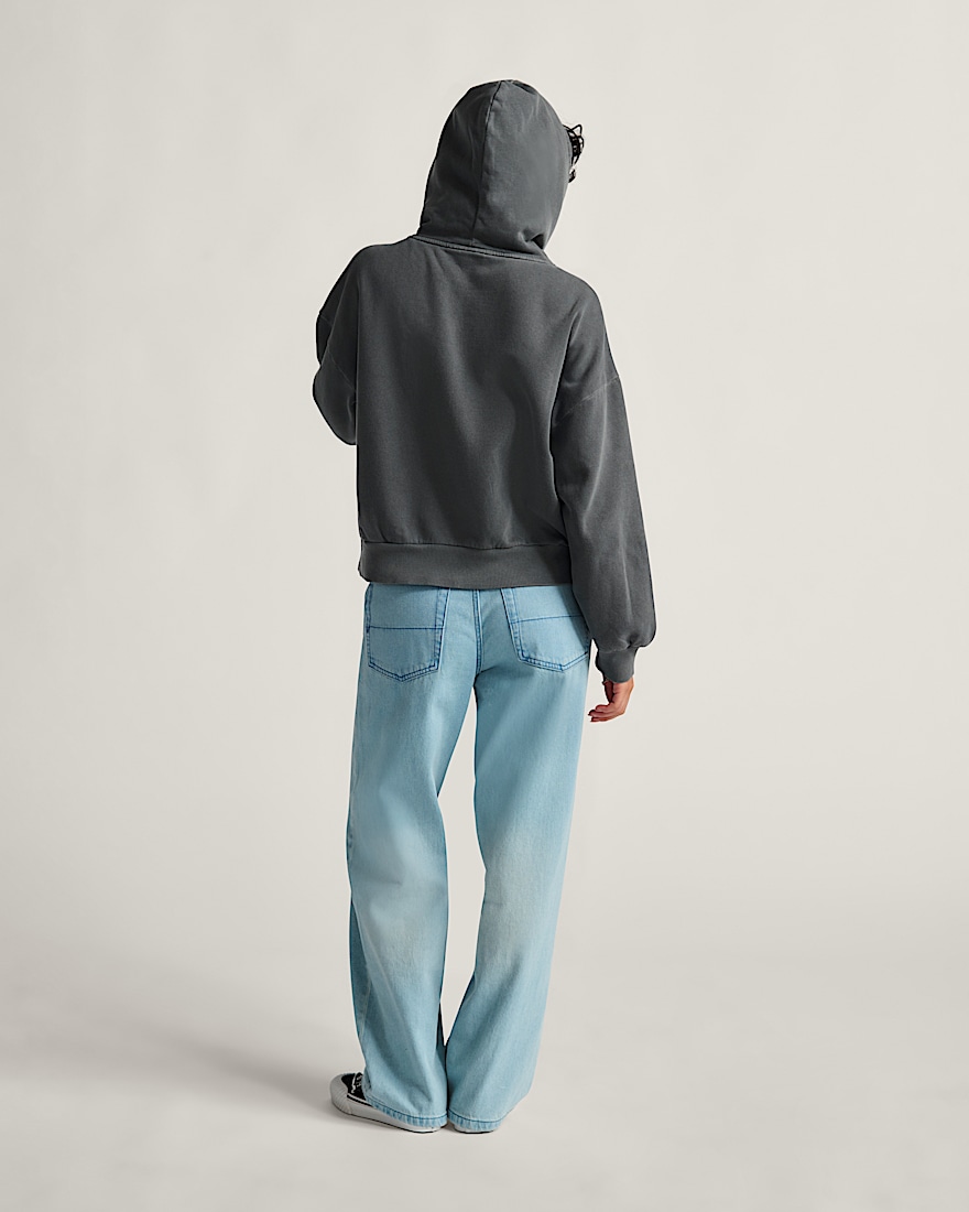 Retro Pullover Hoodie VANS Asphalt Grey ALT2