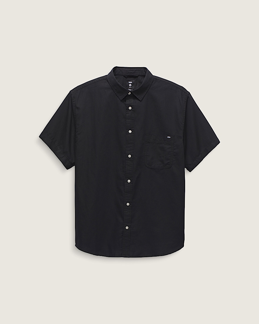 Lawson Solid Woven Shirt VANS Black FLATLAY