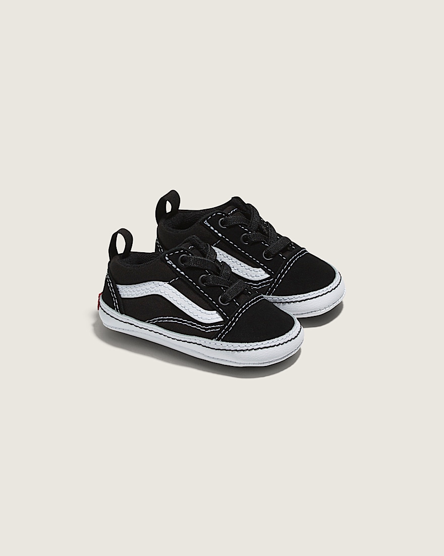 Infant Old Skool Crib Shoe VANS Black  White ALT1