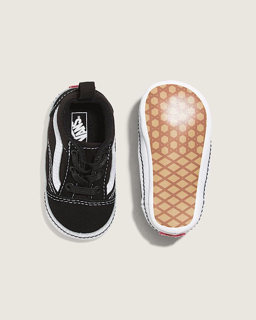 Infant Old Skool Crib Shoe VANS Black  White ALT2