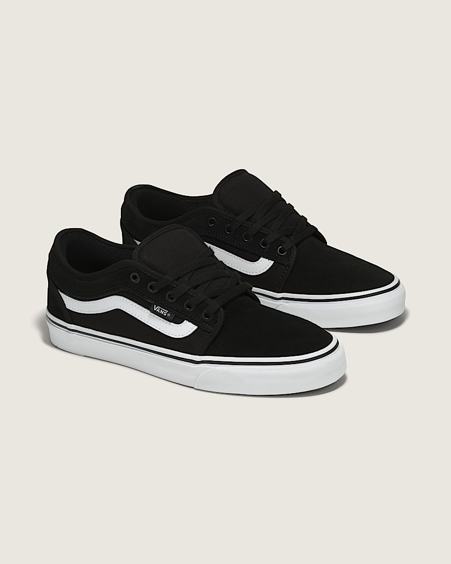 Skate Chukka Low Sidestripe Shoe VANS Black  White ALT1
