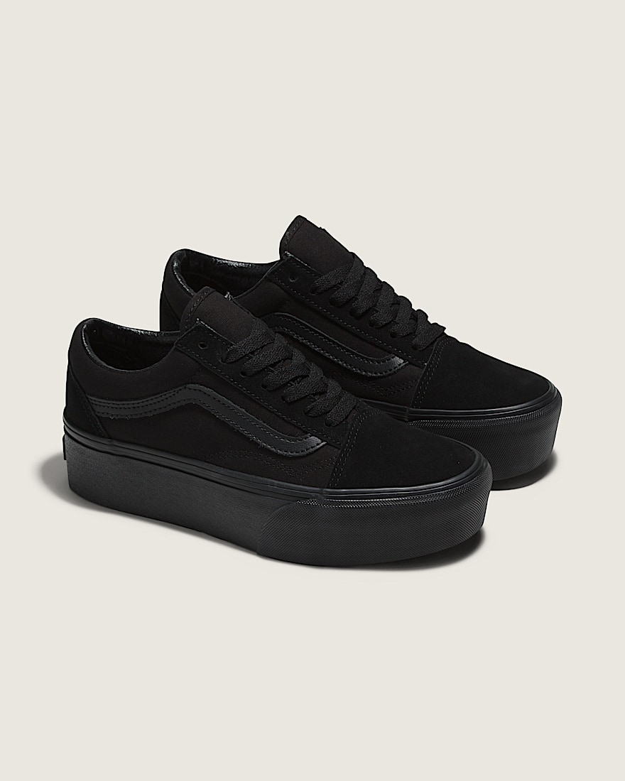 Old Skool Platform Shoe VANS Blackout ALT1