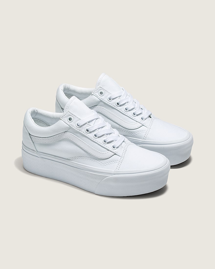 Old Skool Platform Shoe VANS True White ALT1