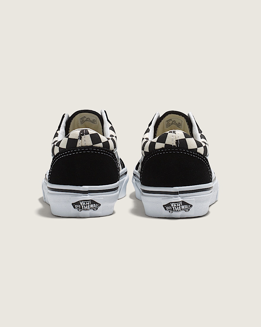 Little Kids Old Skool Shoe VANS Black White ALT3