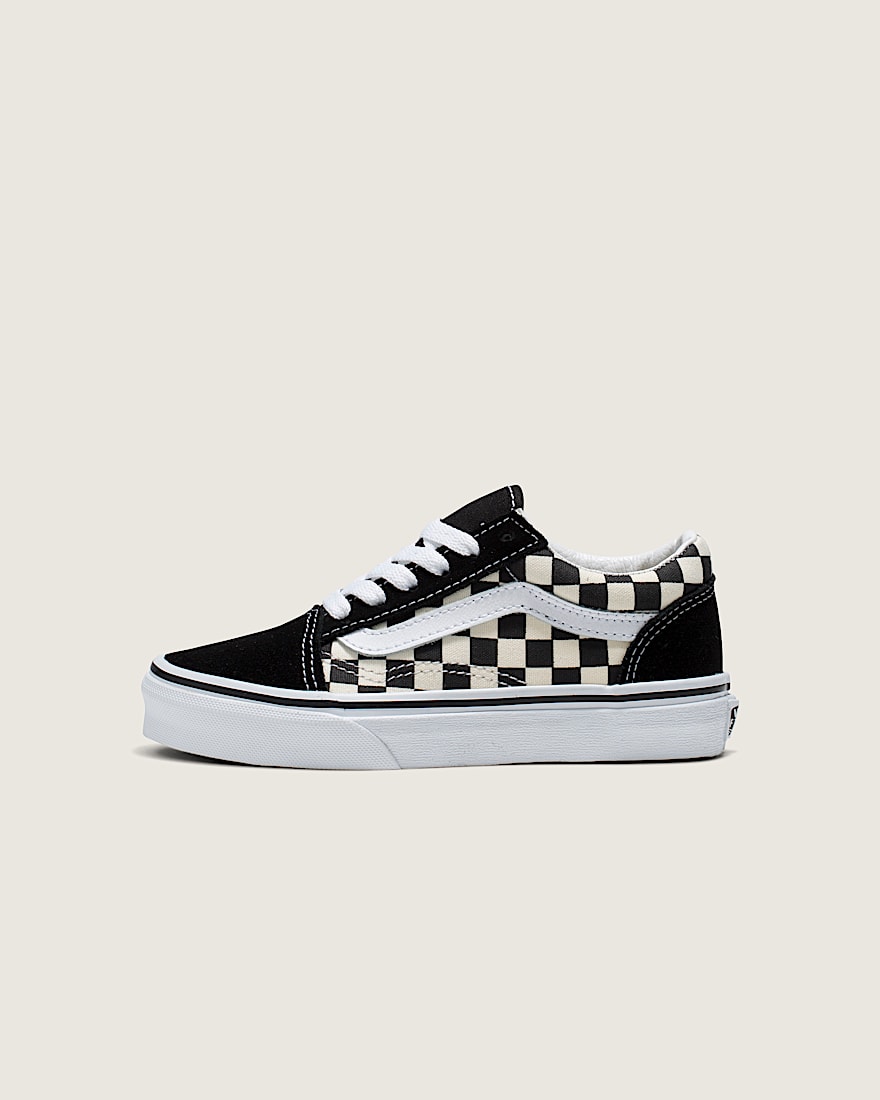 Little Kids Old Skool Shoe VANS Black White HERO