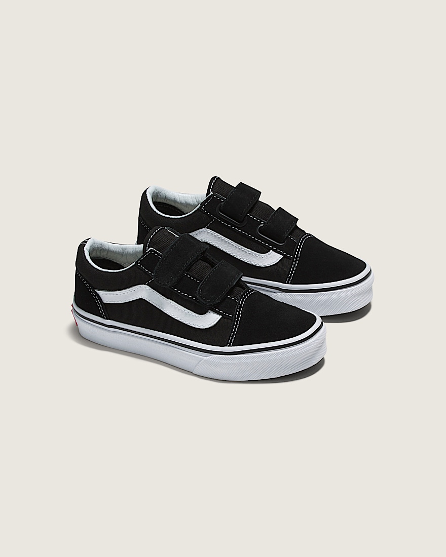 Little Kids Old Skool V Shoe VANS Black  True White ALT1