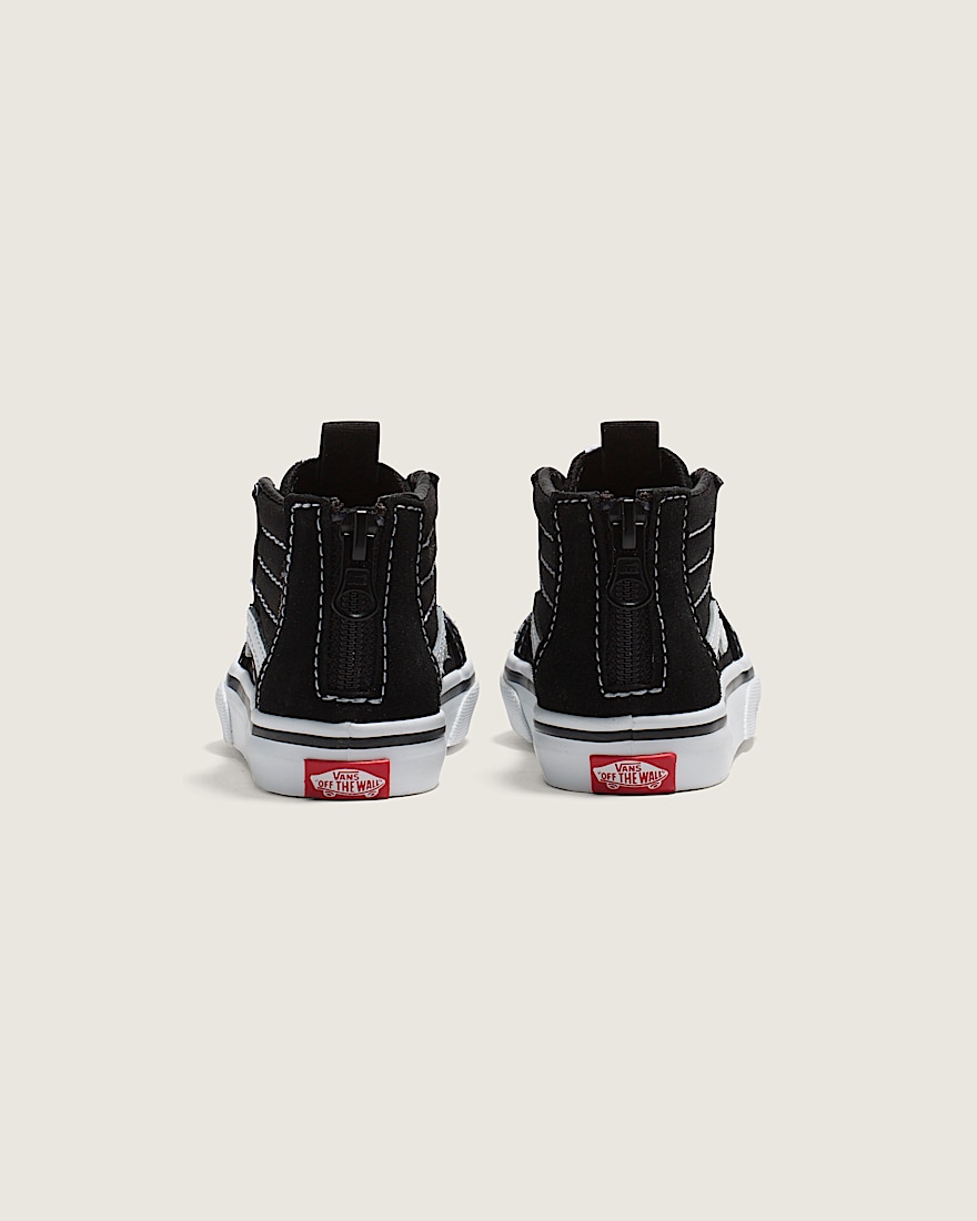 Toddler Sk8Hi Zip Shoe VANS Black White ALT3