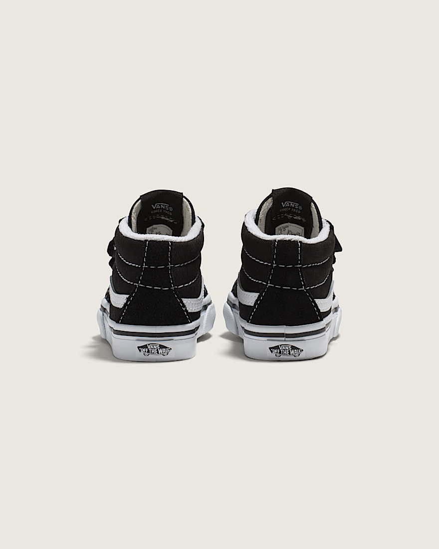 Toddler Sk8Mid V Shoe VANS Black True White ALT3