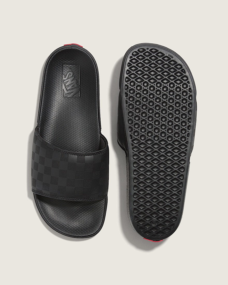 La Costa Checkerboard Slide VANS Checkerboard Black  Black ALT2