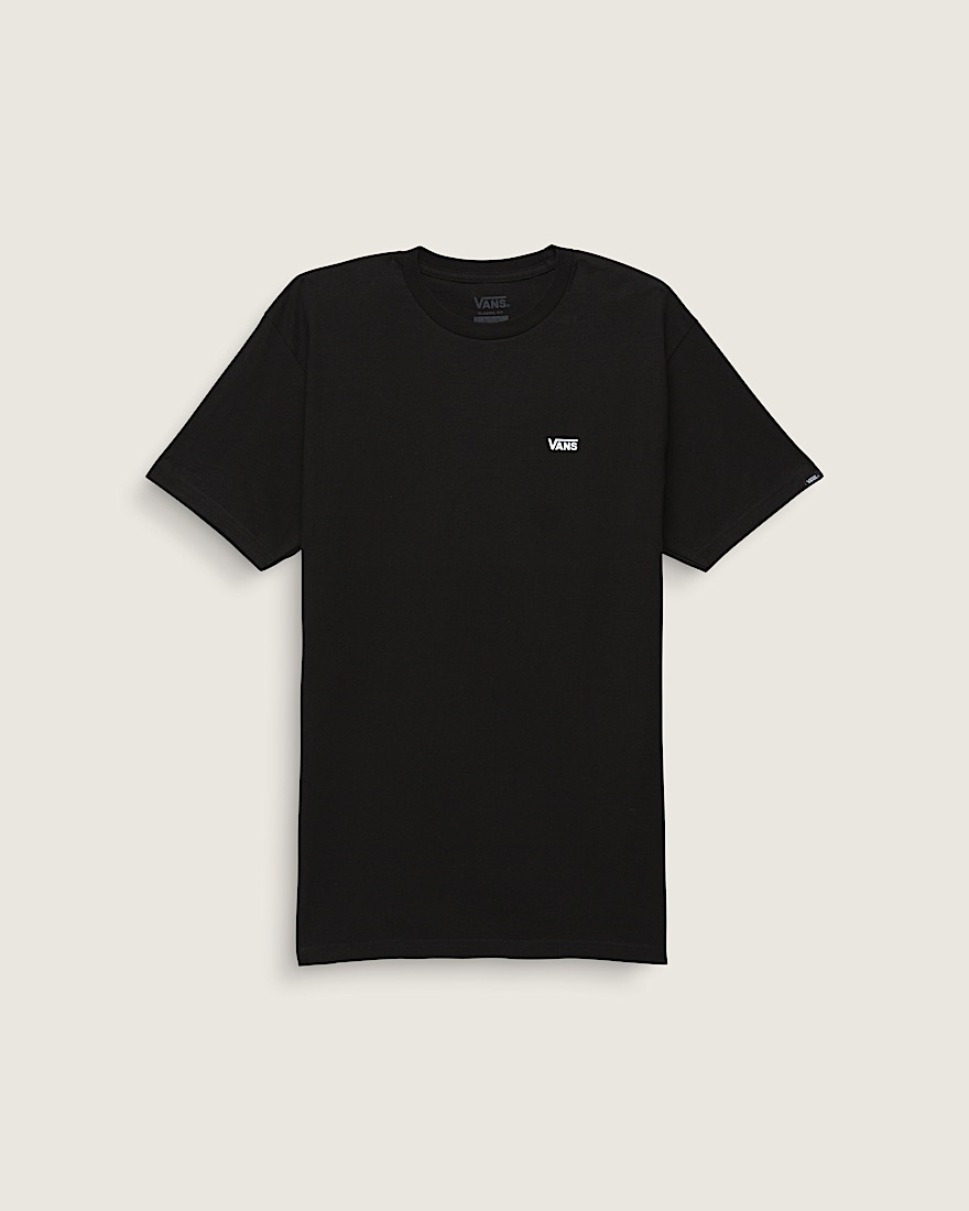Left Chest Logo TShirt VANS Black HERO