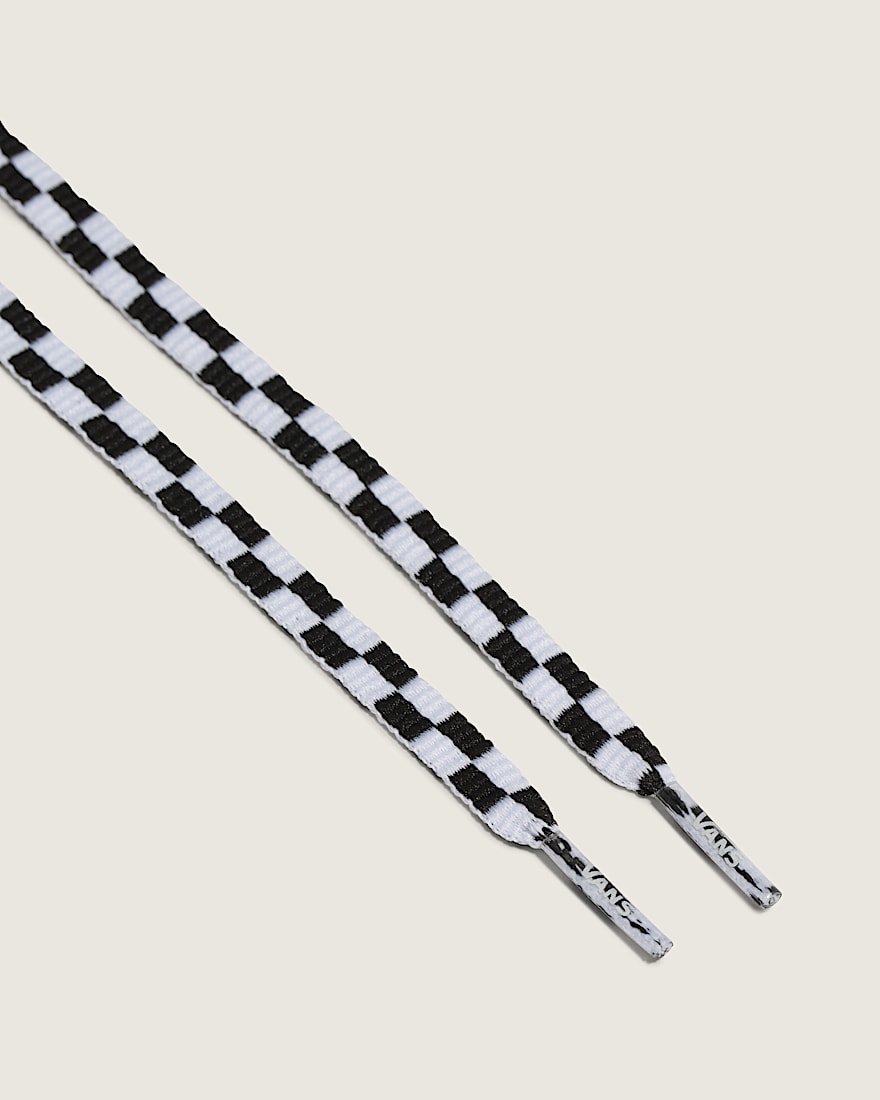 Vans 45 Checkerboard Laces VANS Checkerboard Black  White ALT1
