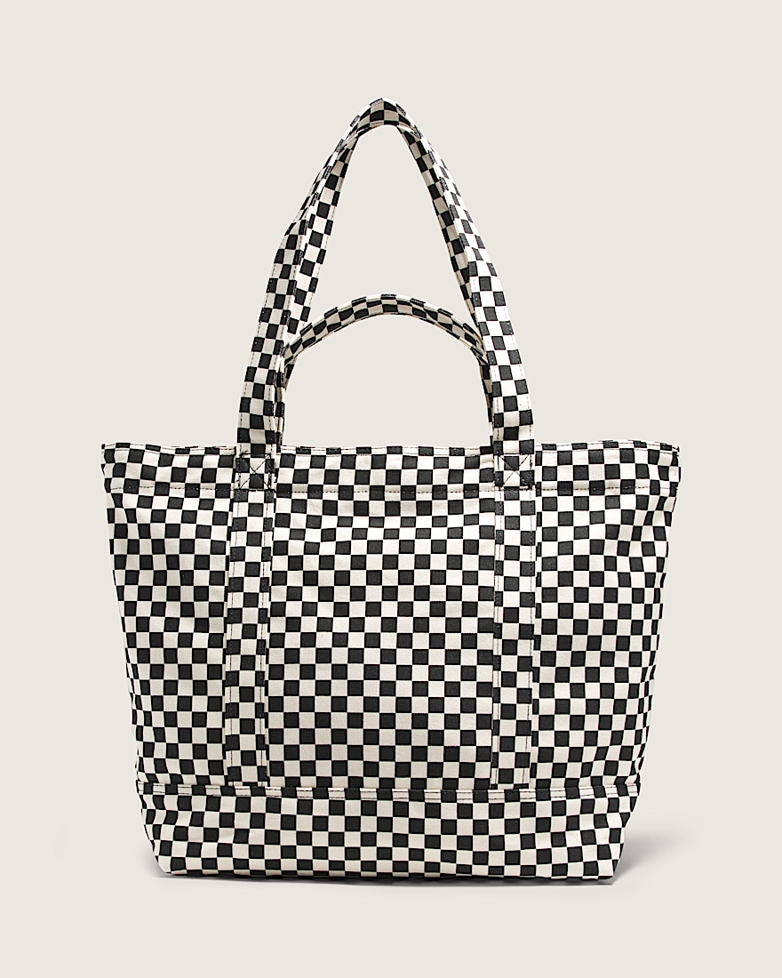Tell All Zip Tote Bag VANS Checkerboard Black ALT1