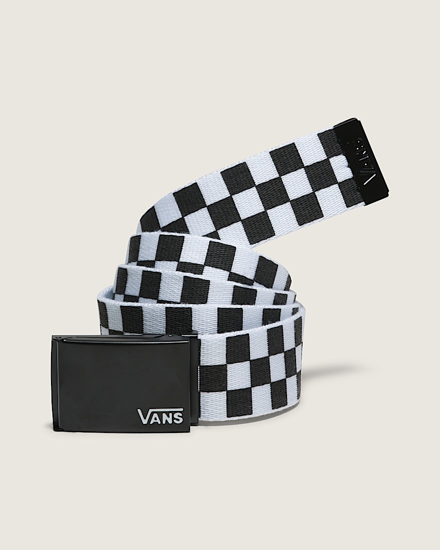 Checkerboard Deppster II Web Belt VANS Black White HERO
