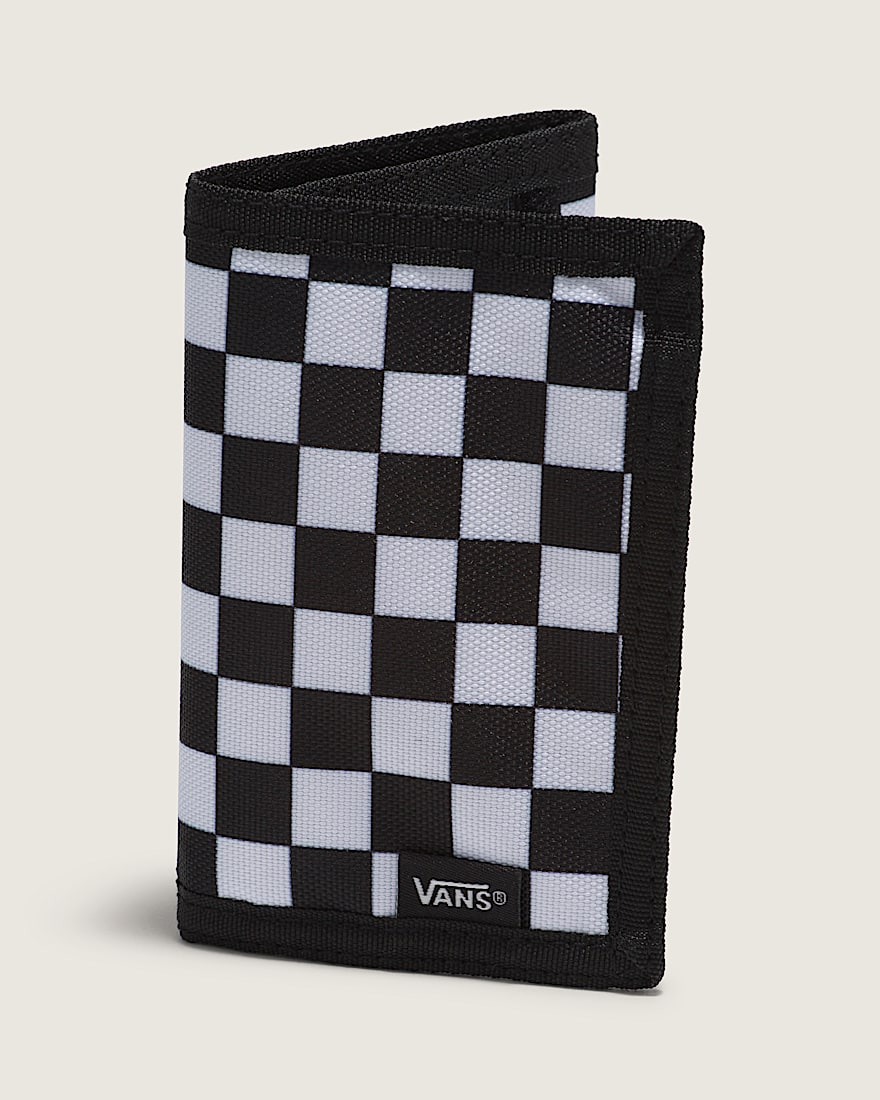Slipped Trifold Wallet VANS Black  White HERO