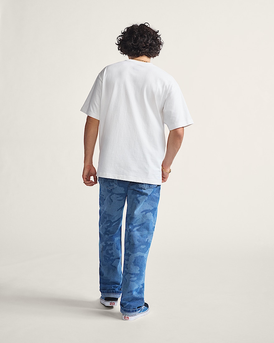 Check5 Loose Denim Pants VANS Stonewash Blue ALT2