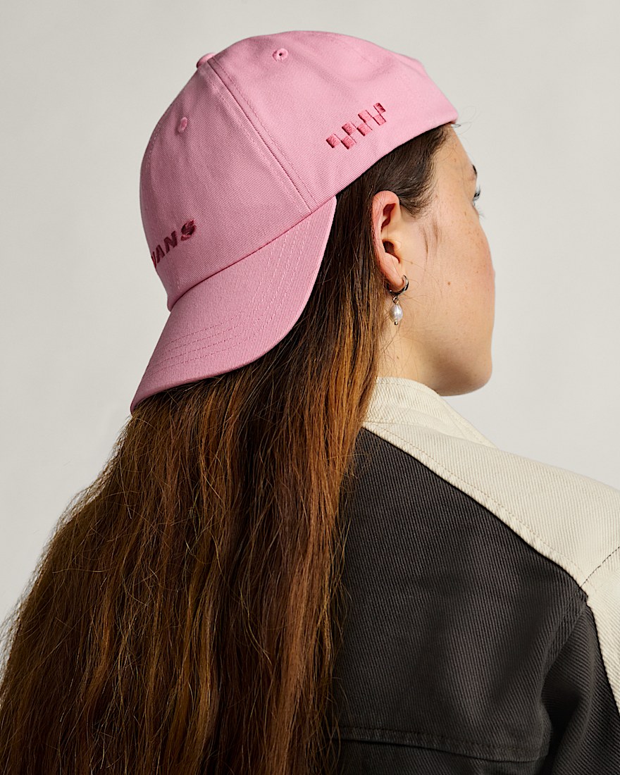 Checkerboard Side Snapback Hat VANS Dawn Pink ALT3